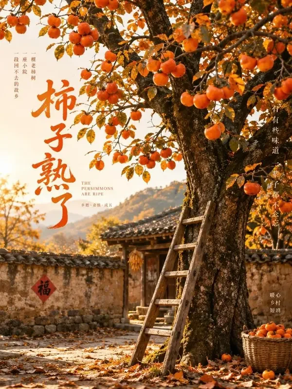 《柿子树下》- 黄果短剧年代记忆短剧封面 《柿子树下》- 黄果短剧年代记忆短剧封面